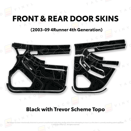 2003-2009 4Runner Door Skins - Xtrusion Overland
