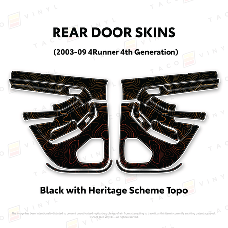 2003-2009 4Runner Door Skins - Xtrusion Overland