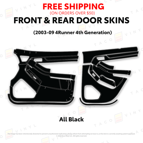 2003-2009 4Runner Door Skins - Xtrusion Overland