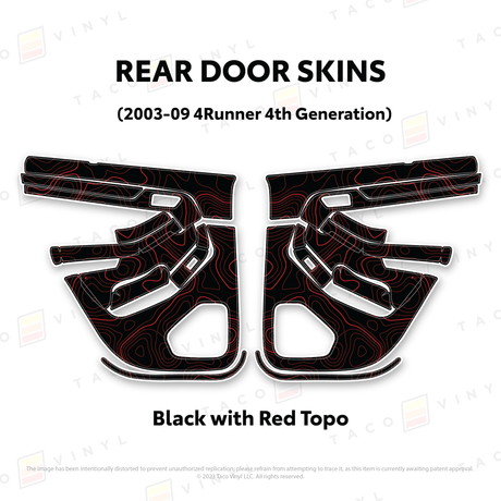 2003-2009 4Runner Door Skins - Xtrusion Overland