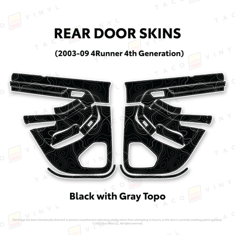 2003-2009 4Runner Door Skins - Xtrusion Overland