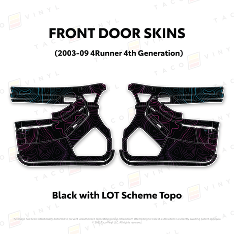 2003-2009 4Runner Door Skins - Xtrusion Overland