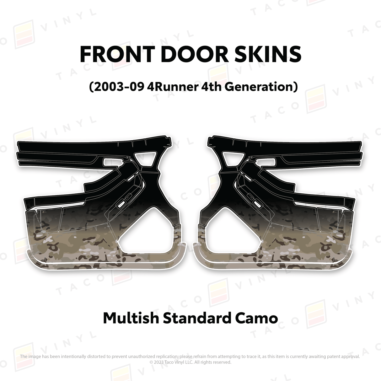 2003-2009 4Runner Door Skins - Xtrusion Overland