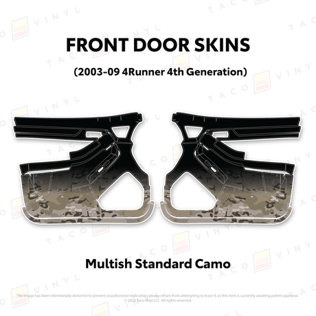 2003-2009 4Runner Door Skins - Xtrusion Overland