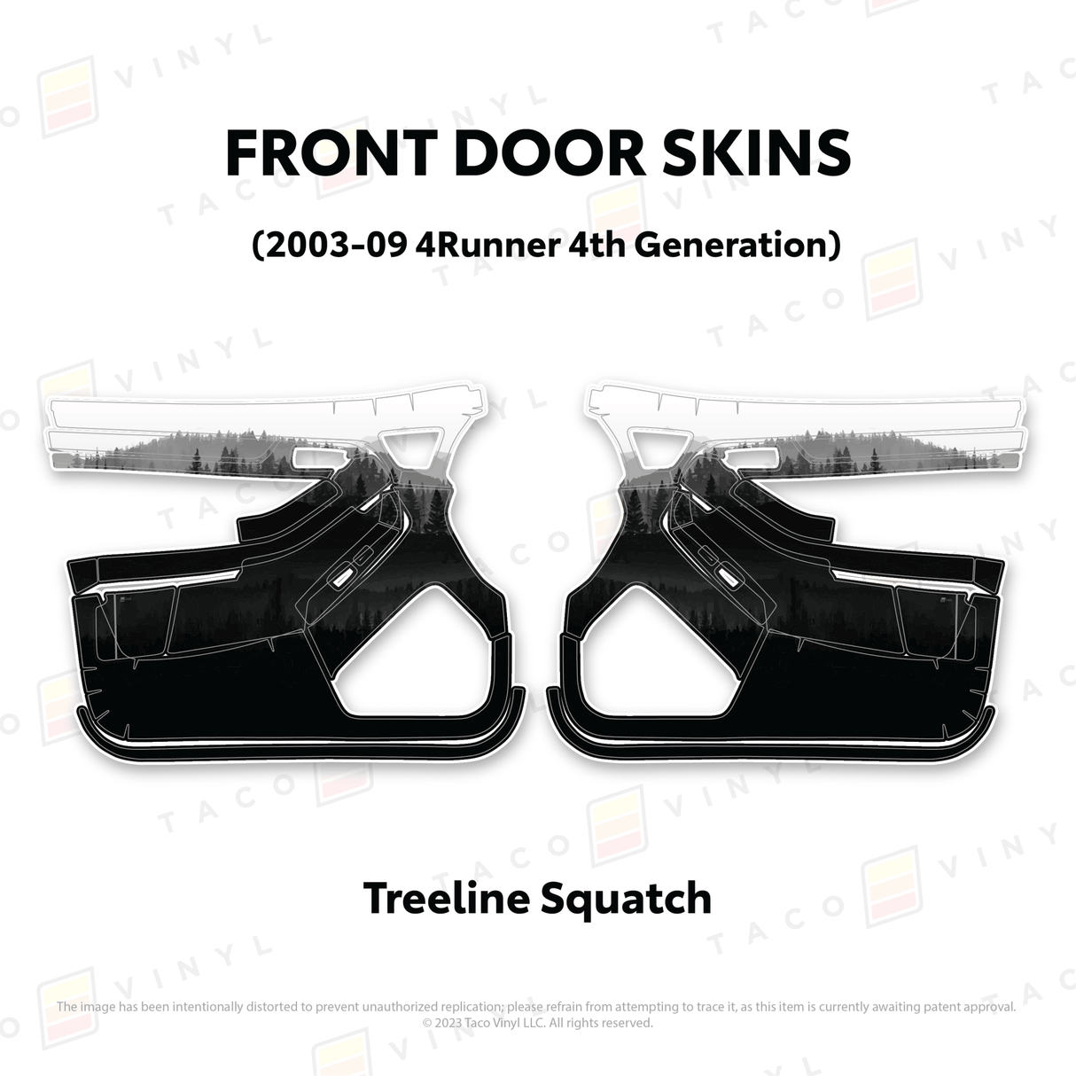 2003-2009 4Runner Door Skins - Xtrusion Overland
