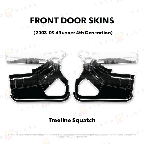 2003-2009 4Runner Door Skins - Xtrusion Overland