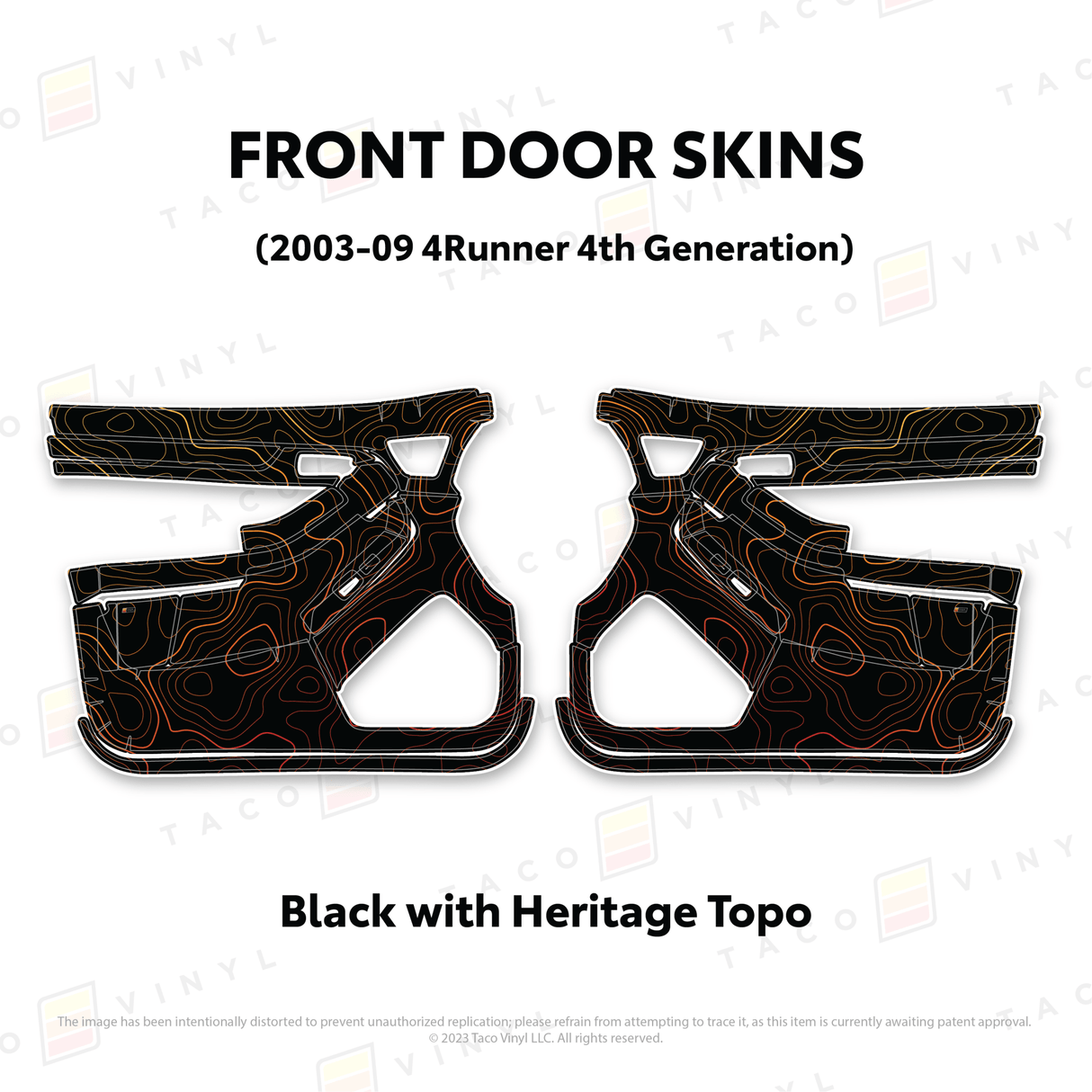 2003-2009 4Runner Door Skins - Xtrusion Overland