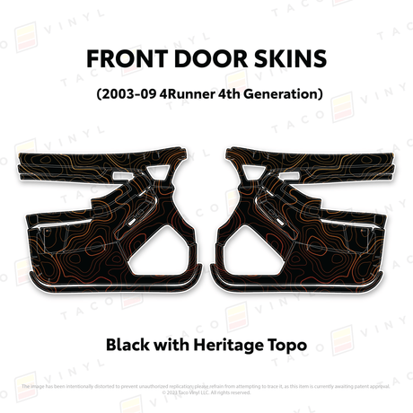 2003-2009 4Runner Door Skins - Xtrusion Overland