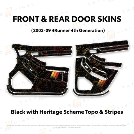 2003-2009 4Runner Door Skins - Xtrusion Overland