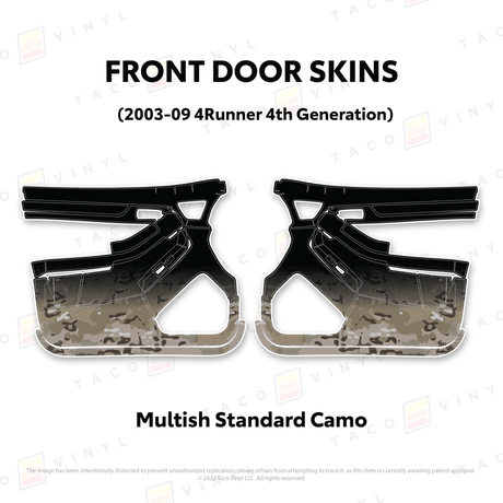 2003-2009 4Runner Door Skins - Xtrusion Overland
