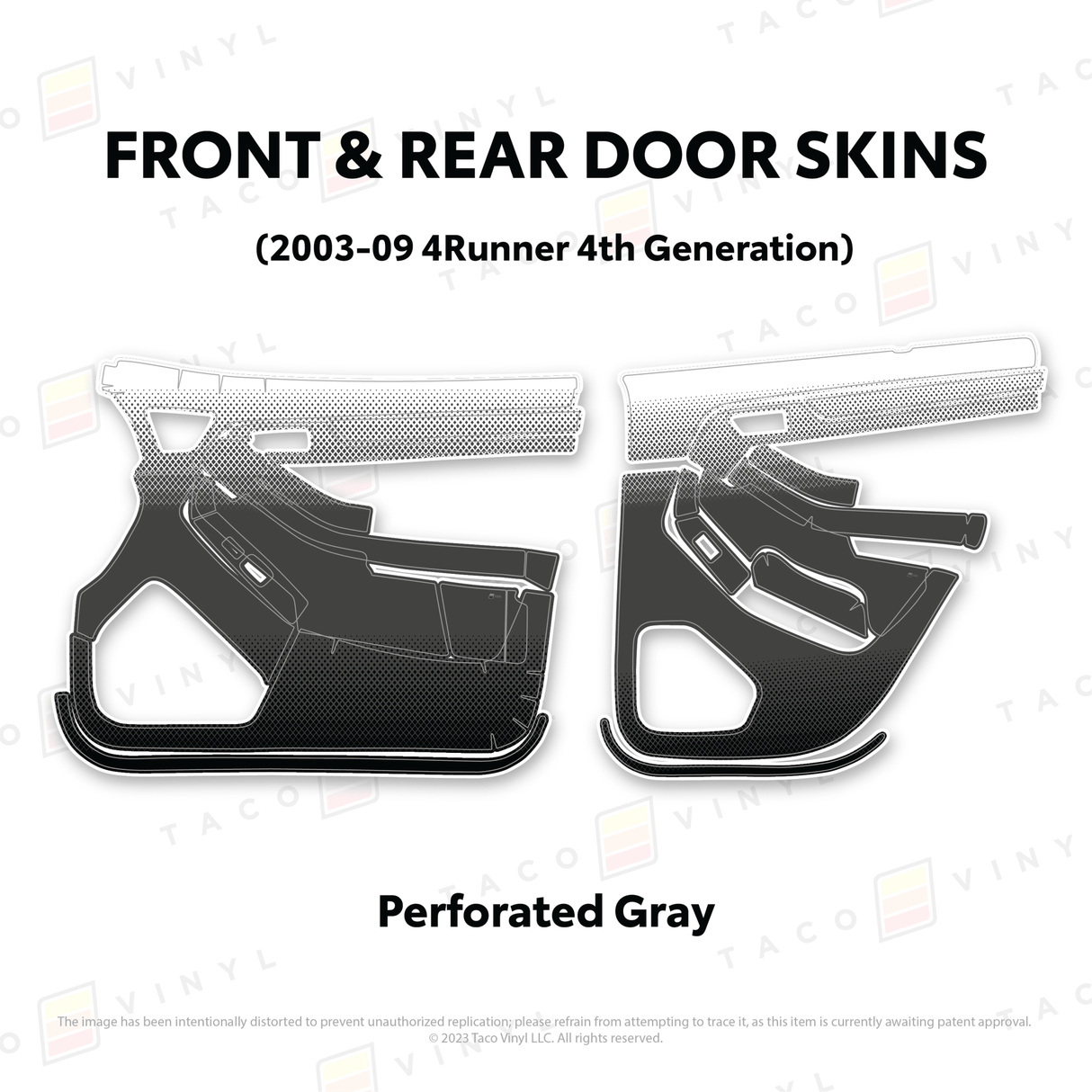 2003-2009 4Runner Door Skins - Xtrusion Overland