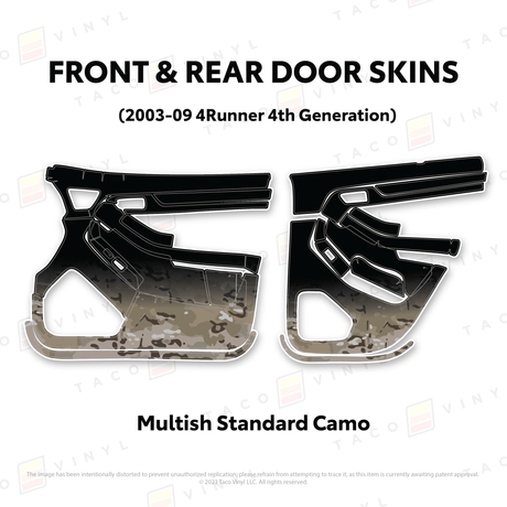 2003-2009 4Runner Door Skins - Xtrusion Overland