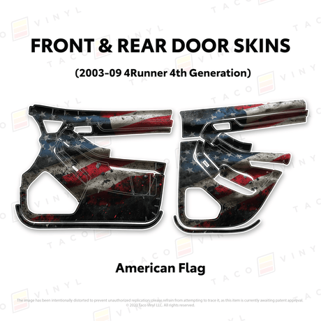 2003-2009 4Runner Door Skins - Xtrusion Overland