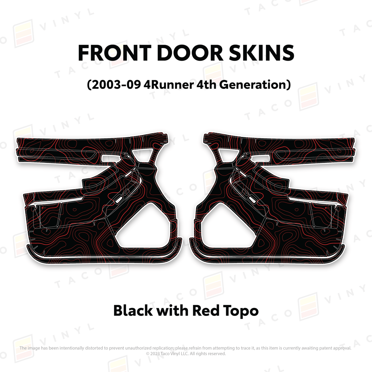 2003-2009 4Runner Door Skins - Xtrusion Overland