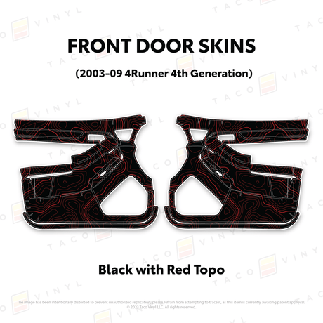 2003-2009 4Runner Door Skins - Xtrusion Overland