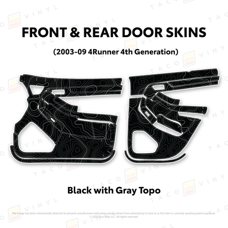 2003-2009 4Runner Door Skins - Xtrusion Overland