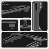 2004-2008 Ford F-150 Tackform Slim Track Dash Bracket With 20LITE Phone Mount - Xtrusion Overland