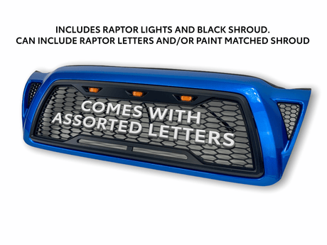 2005-11 Tacoma Raptor Grille - Xtrusion Overland