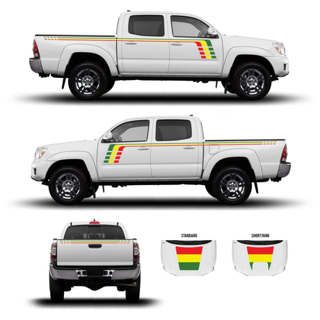 2005-15 Tacoma Checkered Stripe Kit - Xtrusion Overland