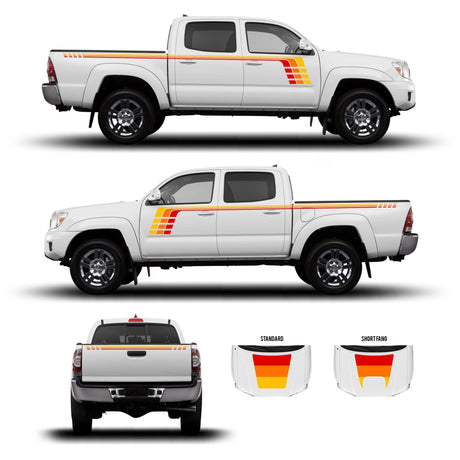 2005-15 Tacoma Checkered Stripe Kit - Xtrusion Overland