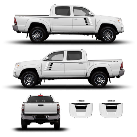 2005-15 Tacoma Checkered Stripe Kit - Xtrusion Overland