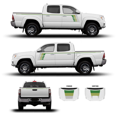 2005-15 Tacoma Checkered Stripe Kit - Xtrusion Overland
