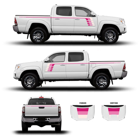 2005-15 Tacoma Checkered Stripe Kit - Xtrusion Overland