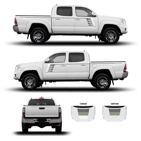 2005-15 Tacoma Checkered Stripe Kit - Xtrusion Overland