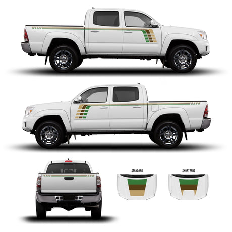 2005-15 Tacoma Checkered Stripe Kit - Xtrusion Overland