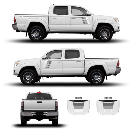 2005-15 Tacoma Checkered Stripe Kit - Xtrusion Overland