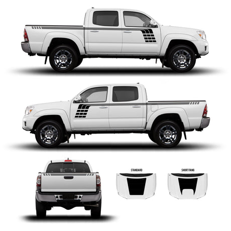 2005-15 Tacoma Checkered Stripe Kit - Xtrusion Overland