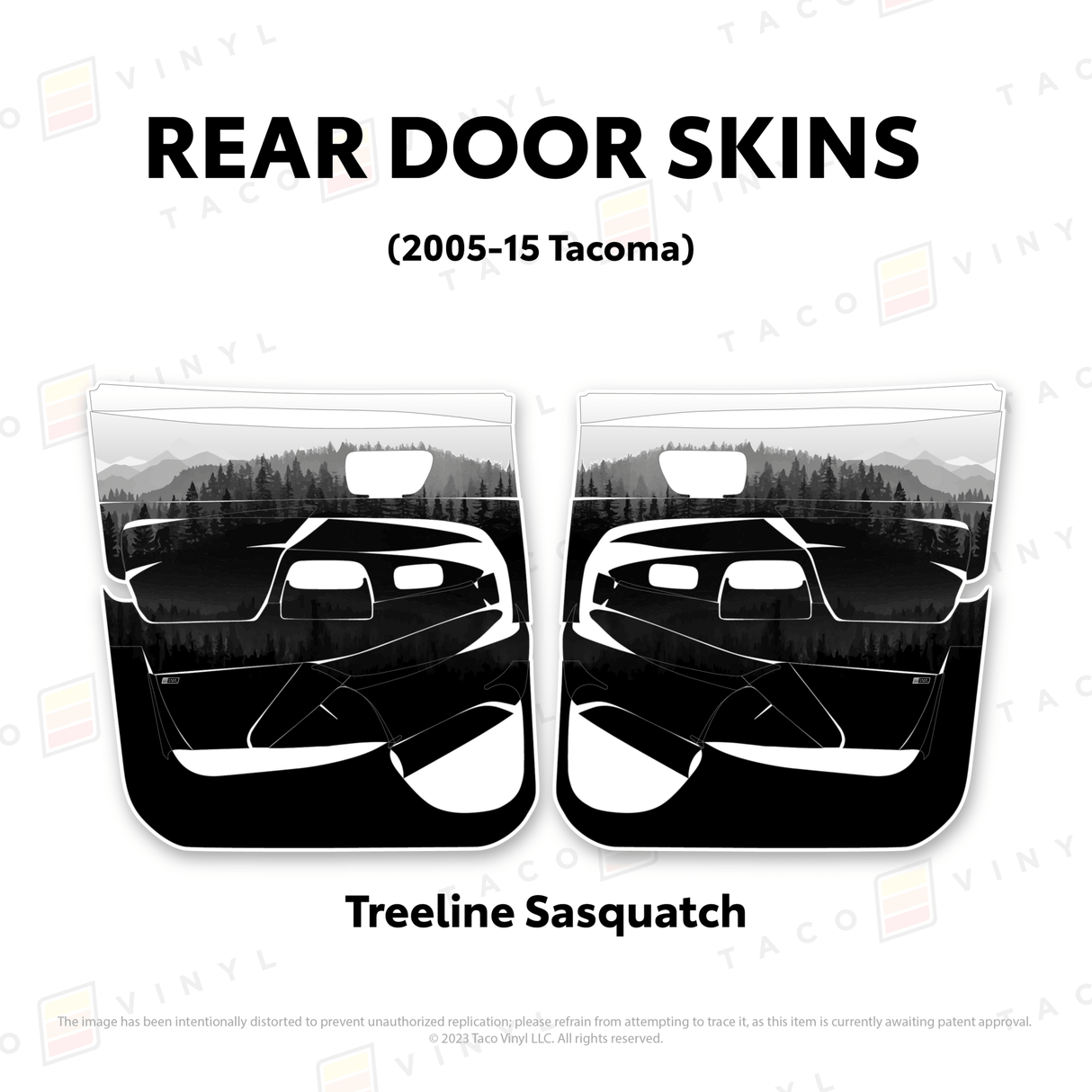 2005-15 Tacoma Door Skins - Xtrusion Overland