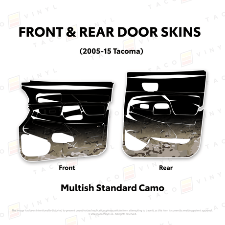 2005-15 Tacoma Door Skins - Xtrusion Overland