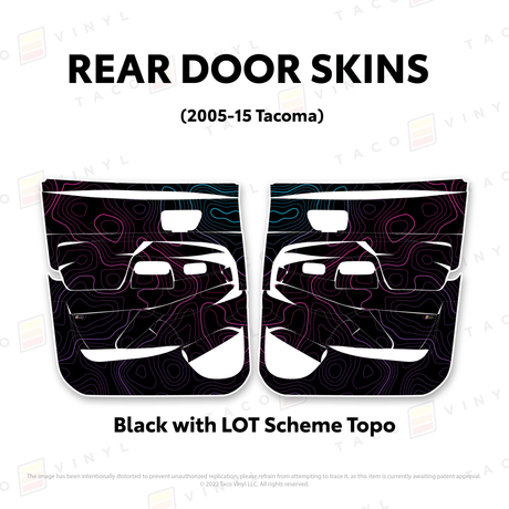 2005-15 Tacoma Door Skins - Xtrusion Overland