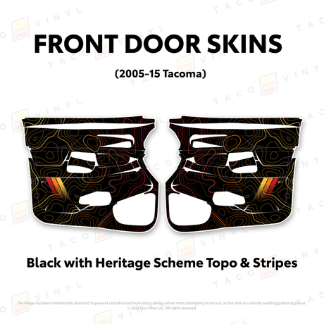 2005-15 Tacoma Door Skins - Xtrusion Overland