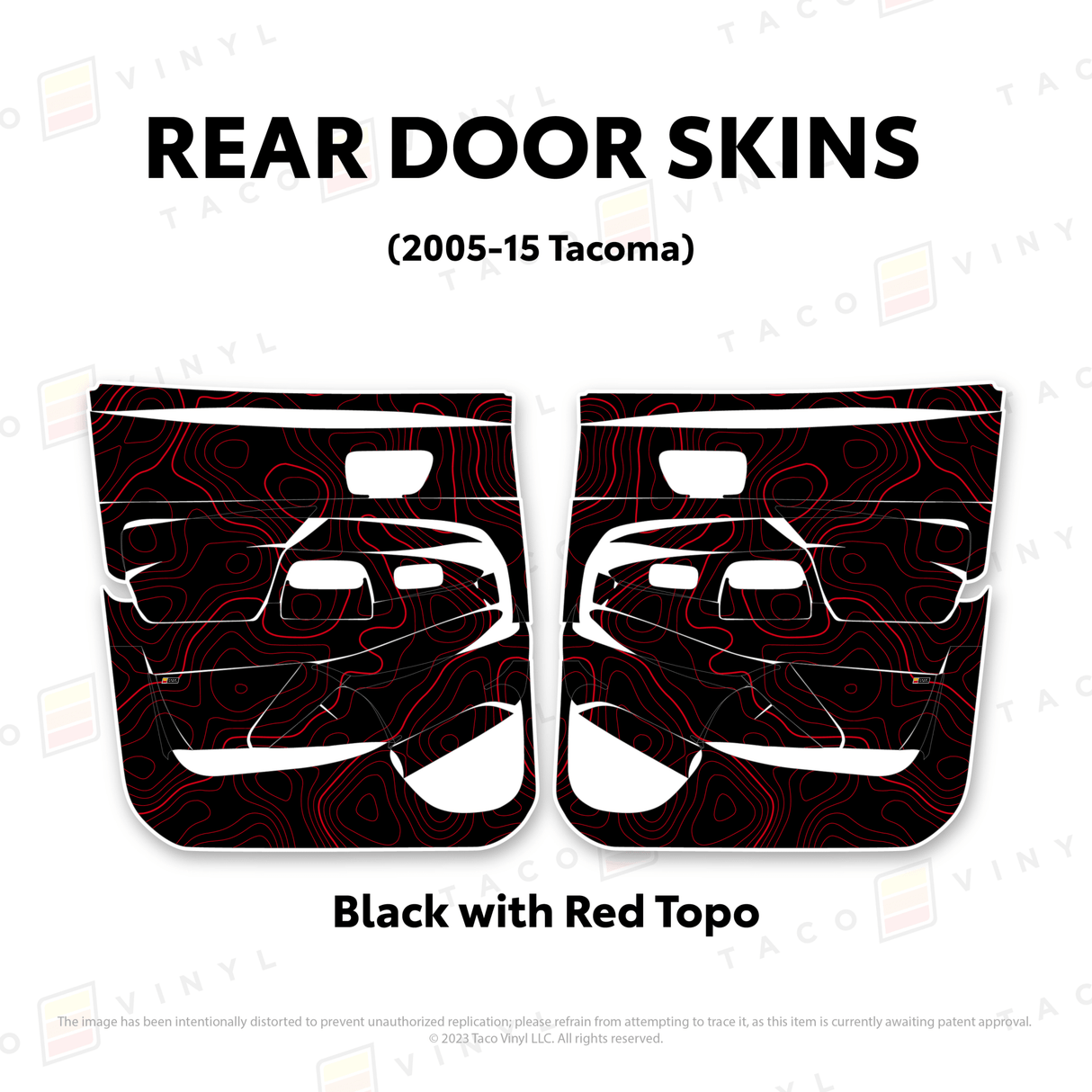 2005-15 Tacoma Door Skins - Xtrusion Overland