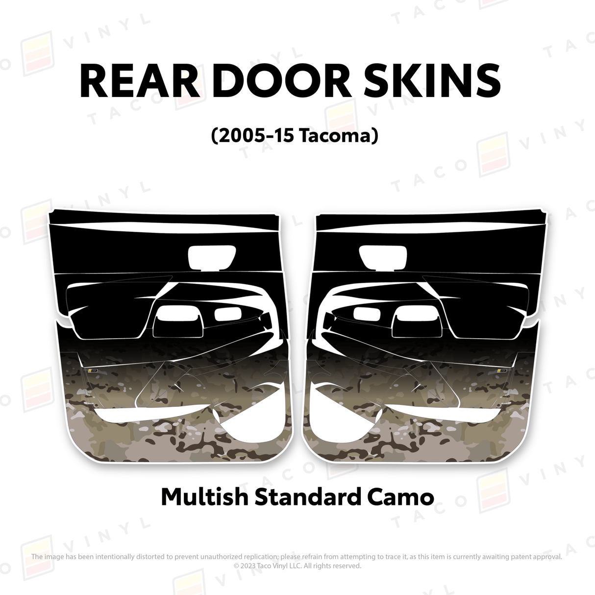 2005-15 Tacoma Door Skins - Xtrusion Overland