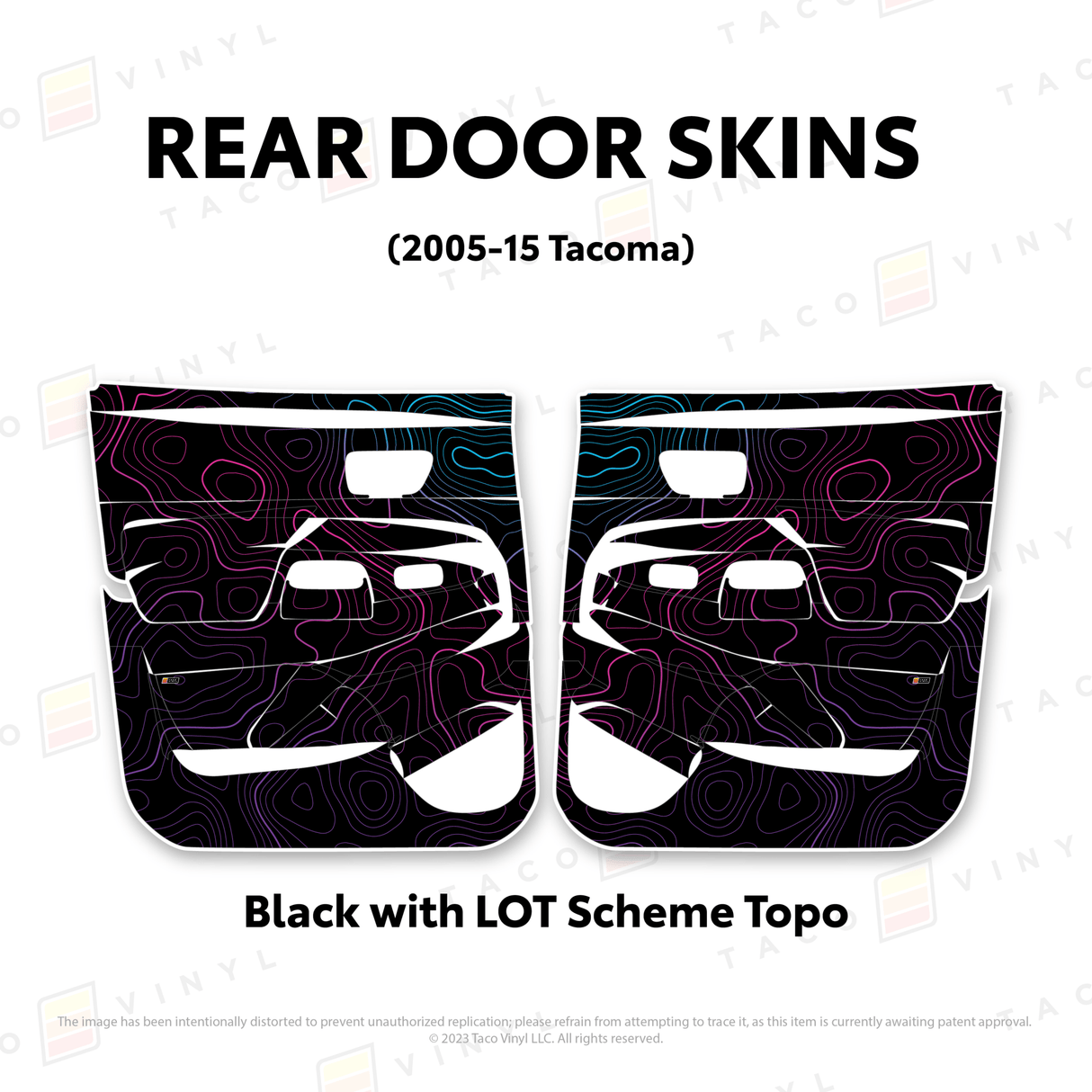 2005-15 Tacoma Door Skins - Xtrusion Overland