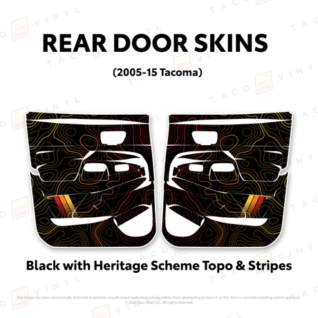 2005-15 Tacoma Door Skins - Xtrusion Overland