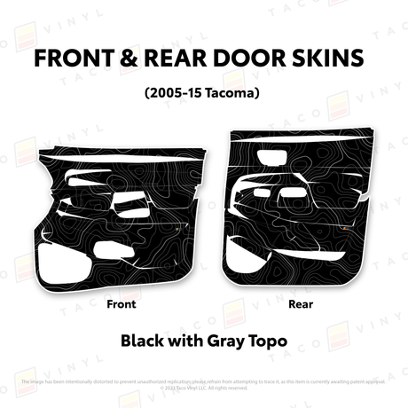 2005-15 Tacoma Door Skins - Xtrusion Overland