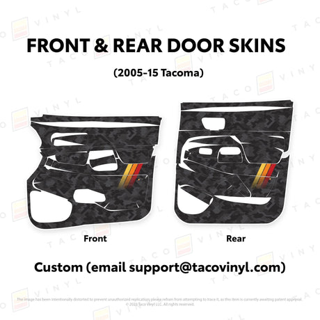 2005-15 Tacoma Door Skins - Xtrusion Overland
