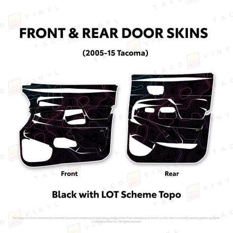 2005-15 Tacoma Door Skins - Xtrusion Overland