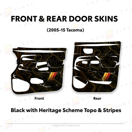 2005-15 Tacoma Door Skins - Xtrusion Overland