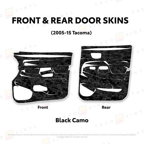 2005-15 Tacoma Door Skins - Xtrusion Overland
