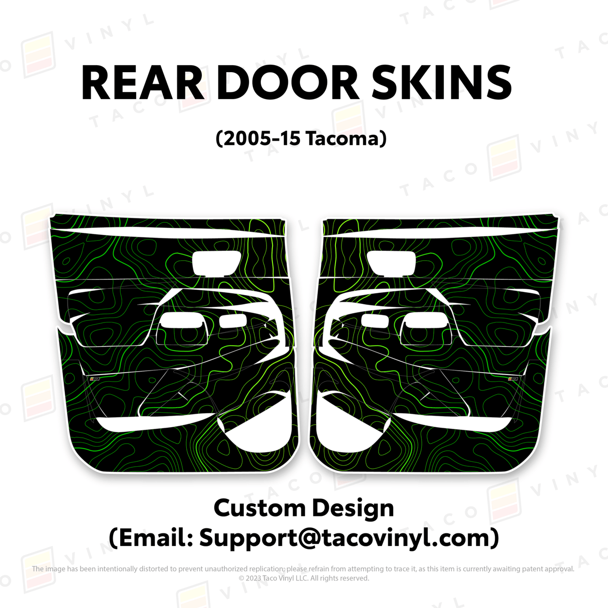 2005-15 Tacoma Door Skins - Xtrusion Overland