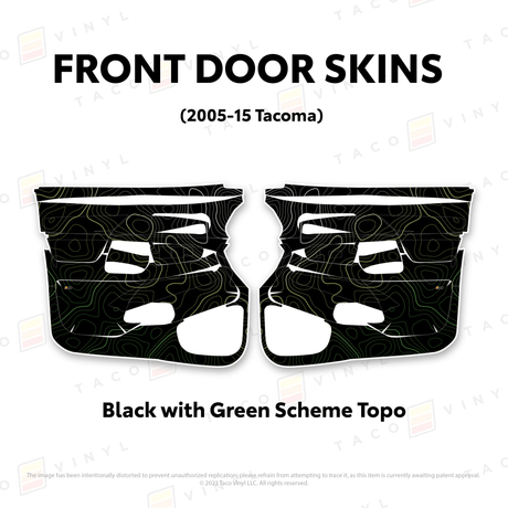 2005-15 Tacoma Door Skins - Xtrusion Overland