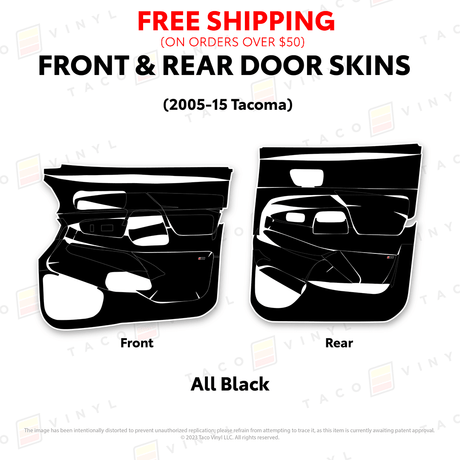 2005-15 Tacoma Door Skins - Xtrusion Overland
