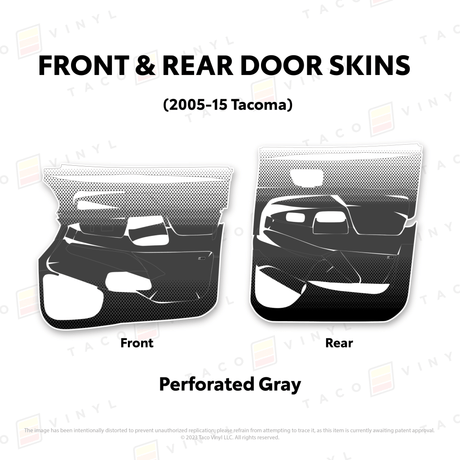 2005-15 Tacoma Door Skins - Xtrusion Overland