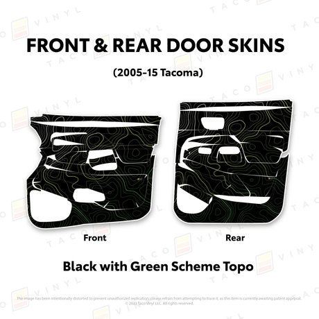 2005-15 Tacoma Door Skins - Xtrusion Overland