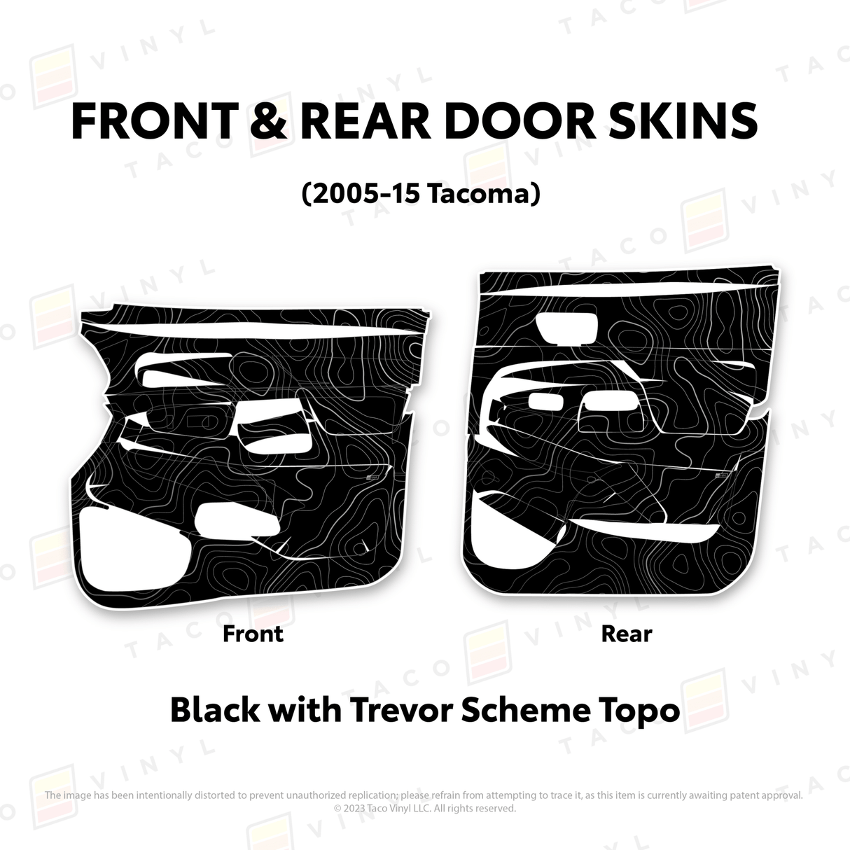2005-15 Tacoma Door Skins - Xtrusion Overland